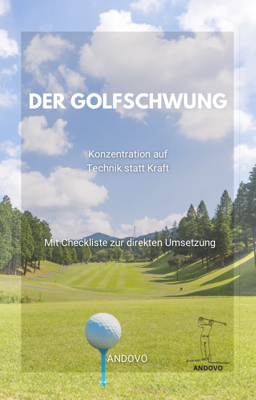 E-Book Cover - Der Golfschwung: Konzentration auf Technik statt Kraft